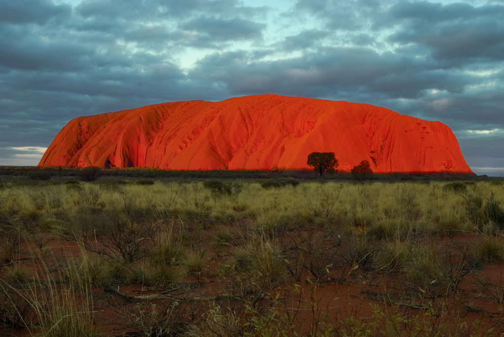 uluru-sunset